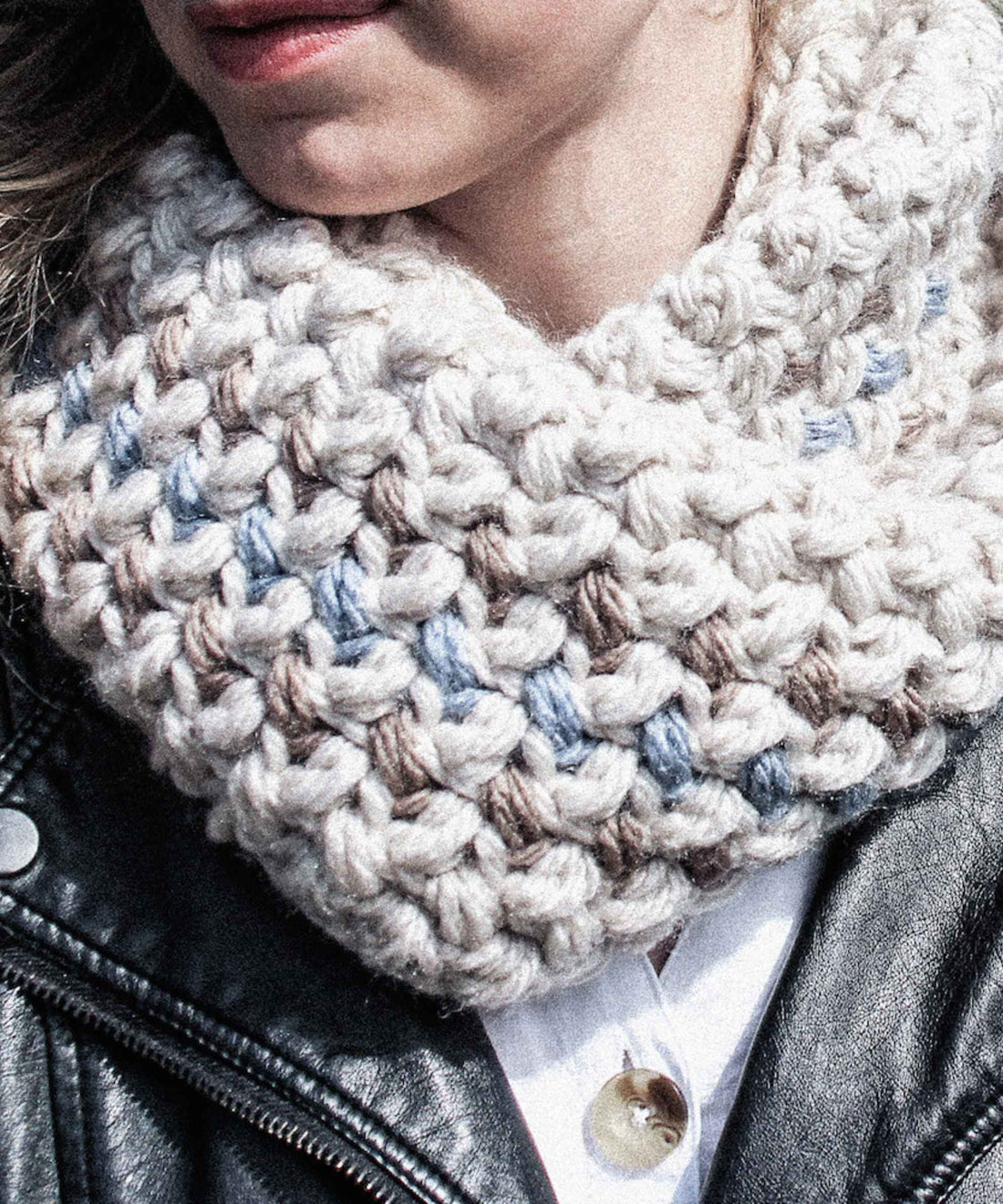 The Waffs Infinity Scarf - Crochet Pattern